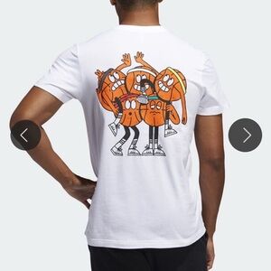 Adidas Lil Stripe Team Graphic T-shirt made in the USA men’s size medium